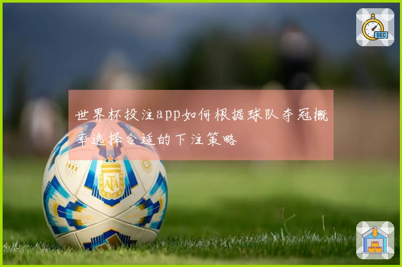 世界杯投注app如何根据球队夺冠概率选择合适的下注策略